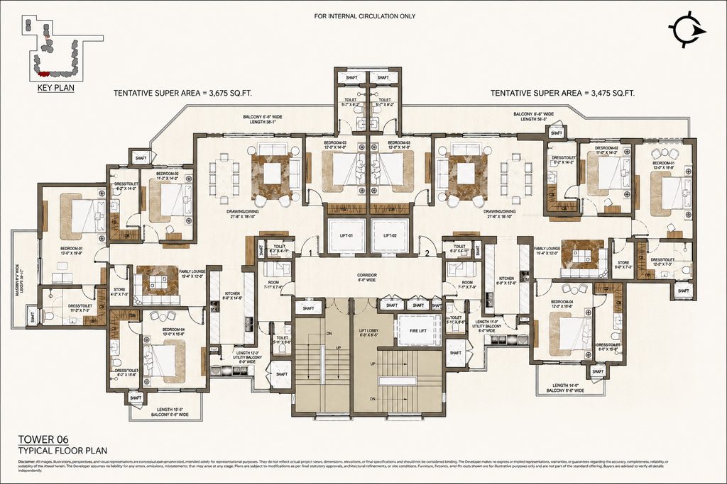 4+1 bhk
